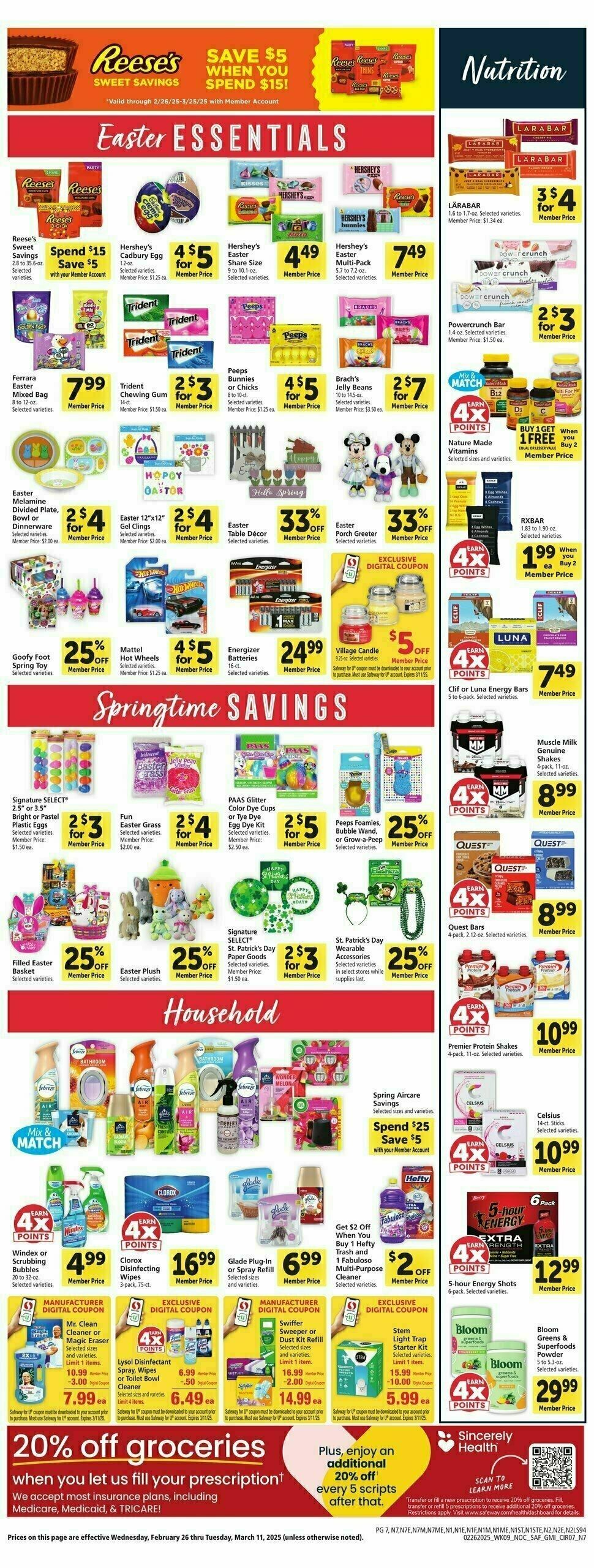 Safeway Weekly Ad from February 26