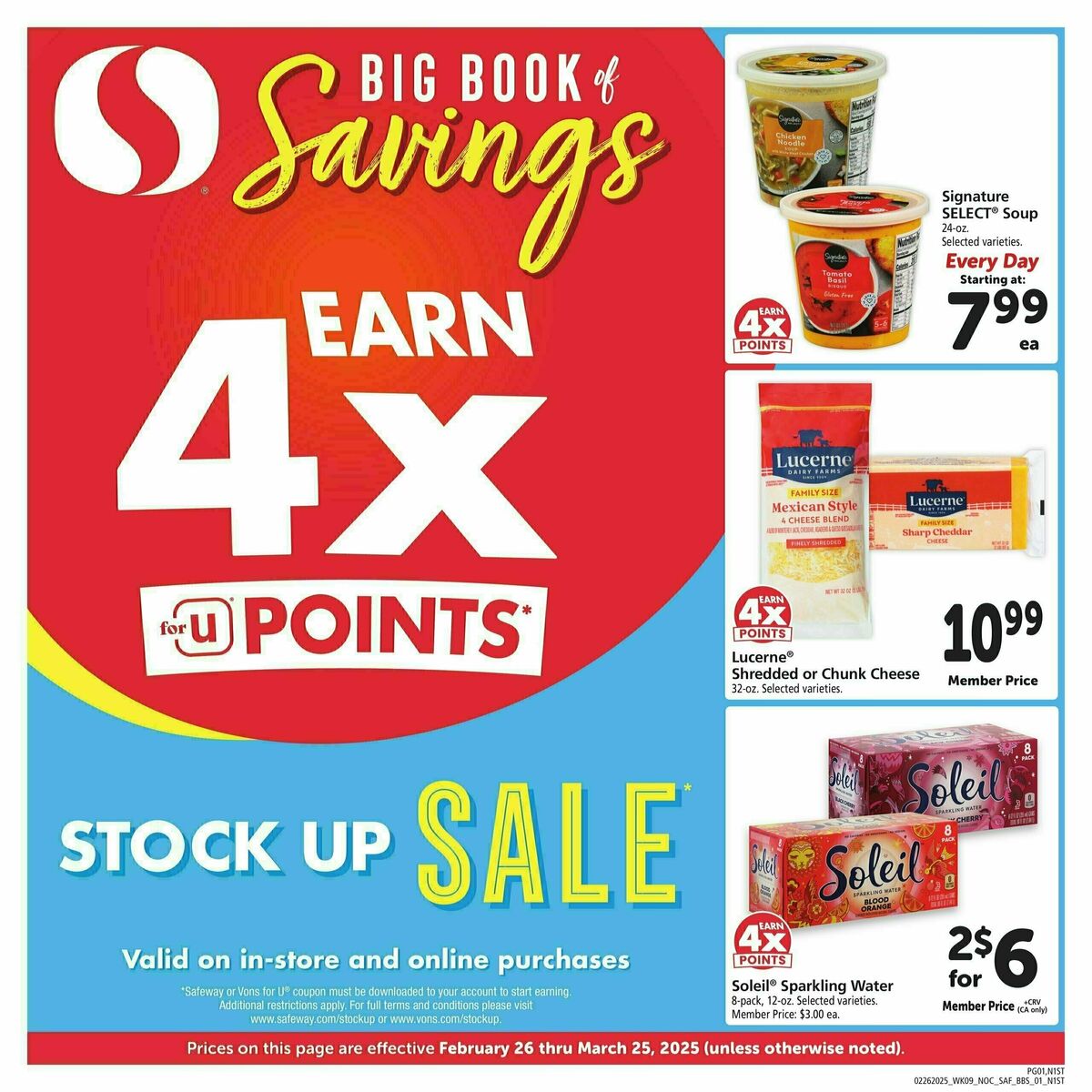 Safeway Big Book of Savings Weekly Ad from February 26