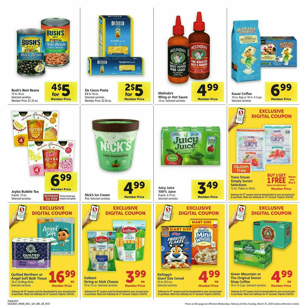 Safeway Big Book of Savings Weekly Ad from February 26