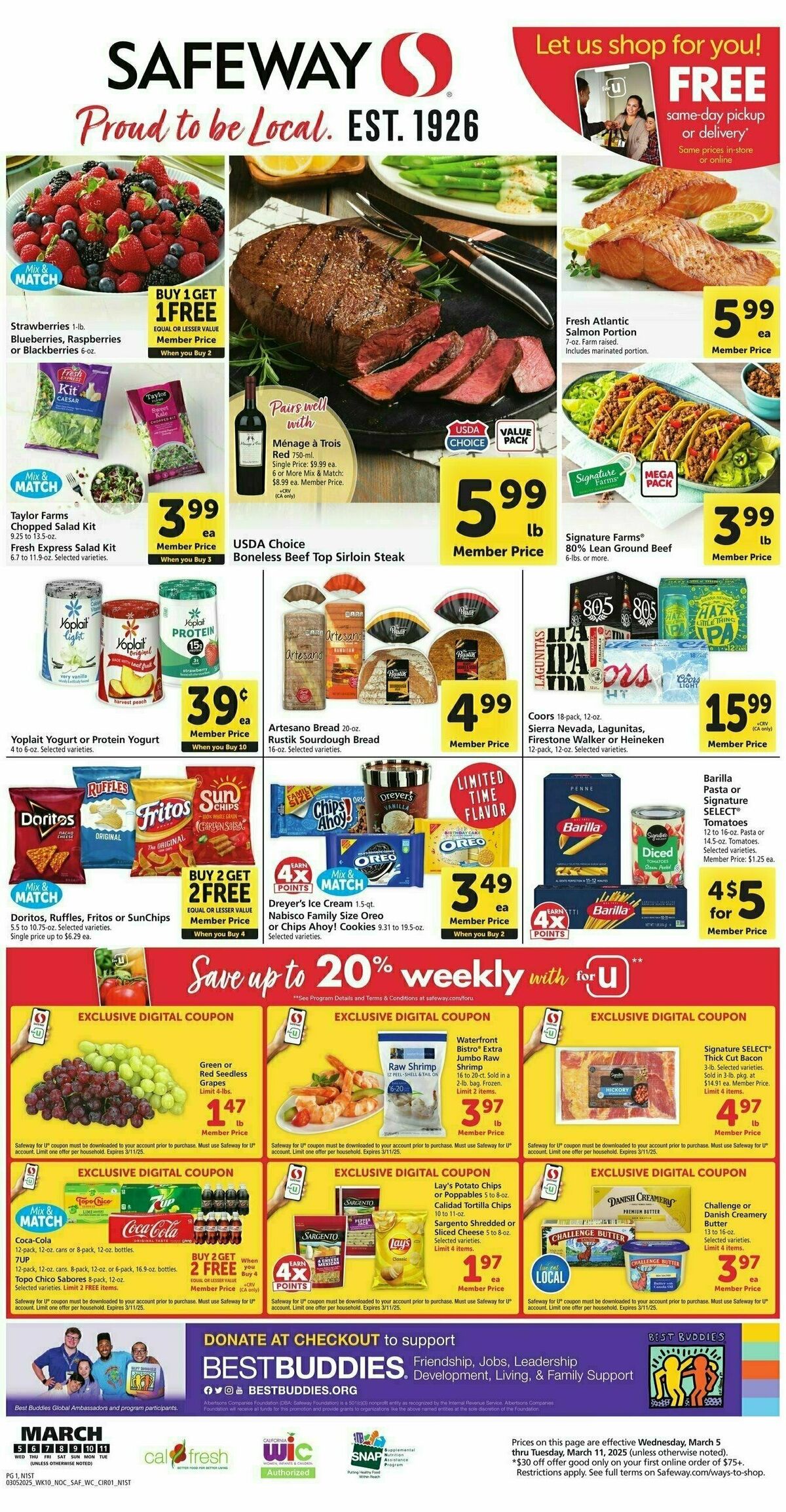 Safeway Weekly Ad from March 5
