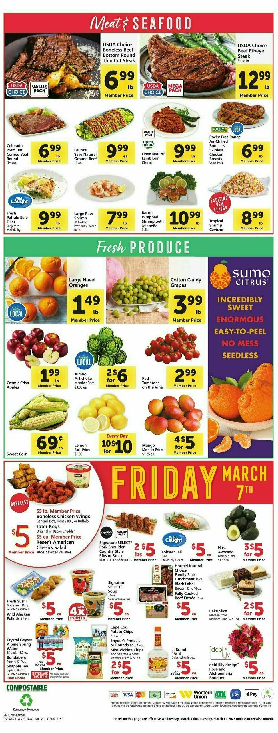 Safeway Weekly Ad from March 5