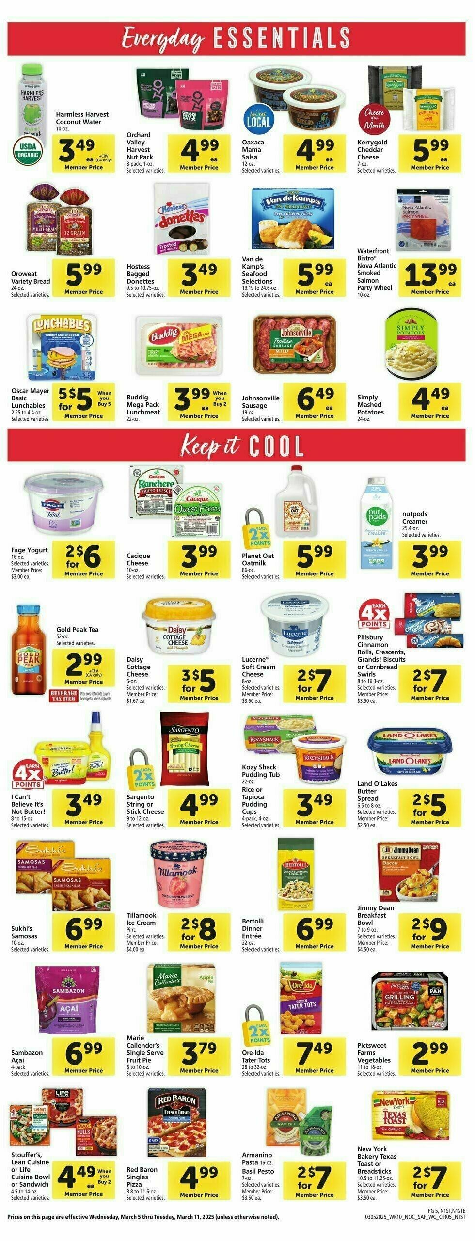 Safeway Weekly Ad from March 5