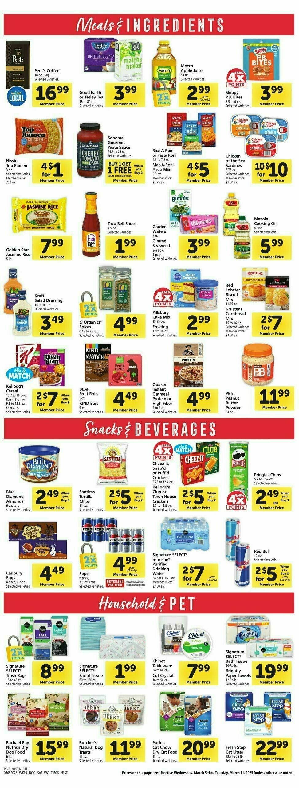 Safeway Weekly Ad from March 5