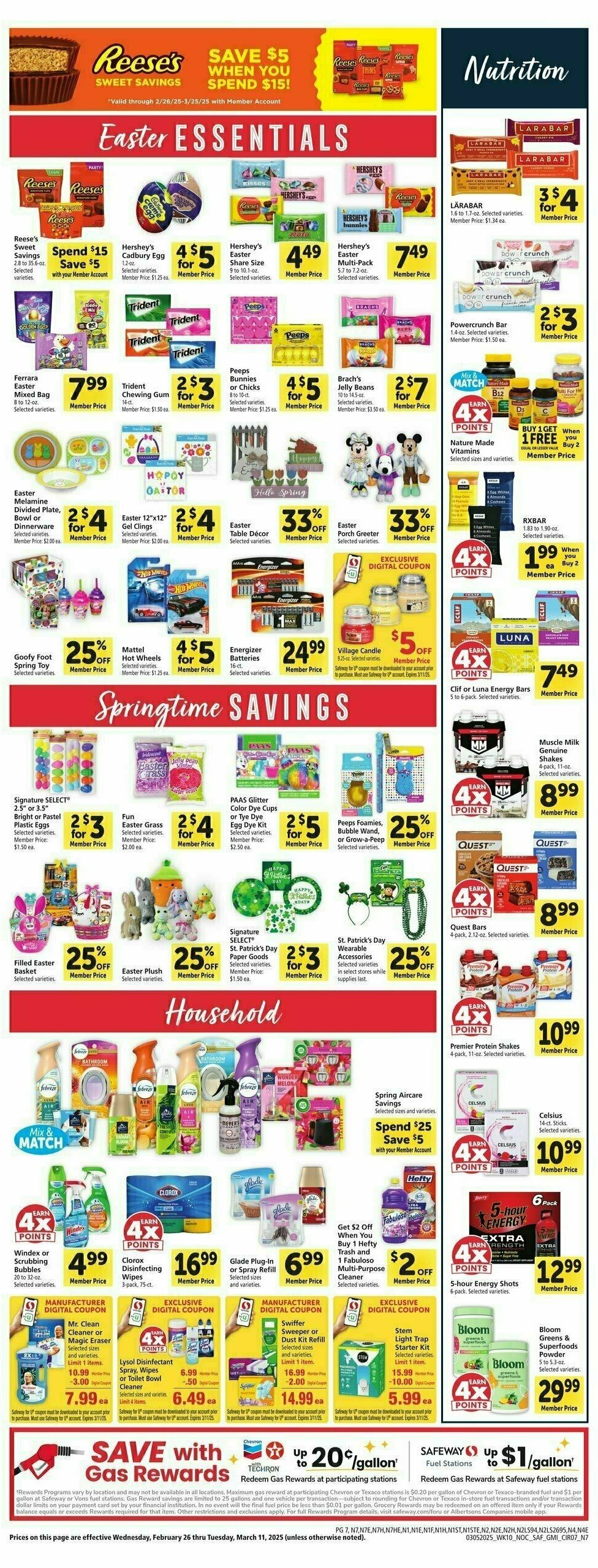 Safeway Weekly Ad from March 5