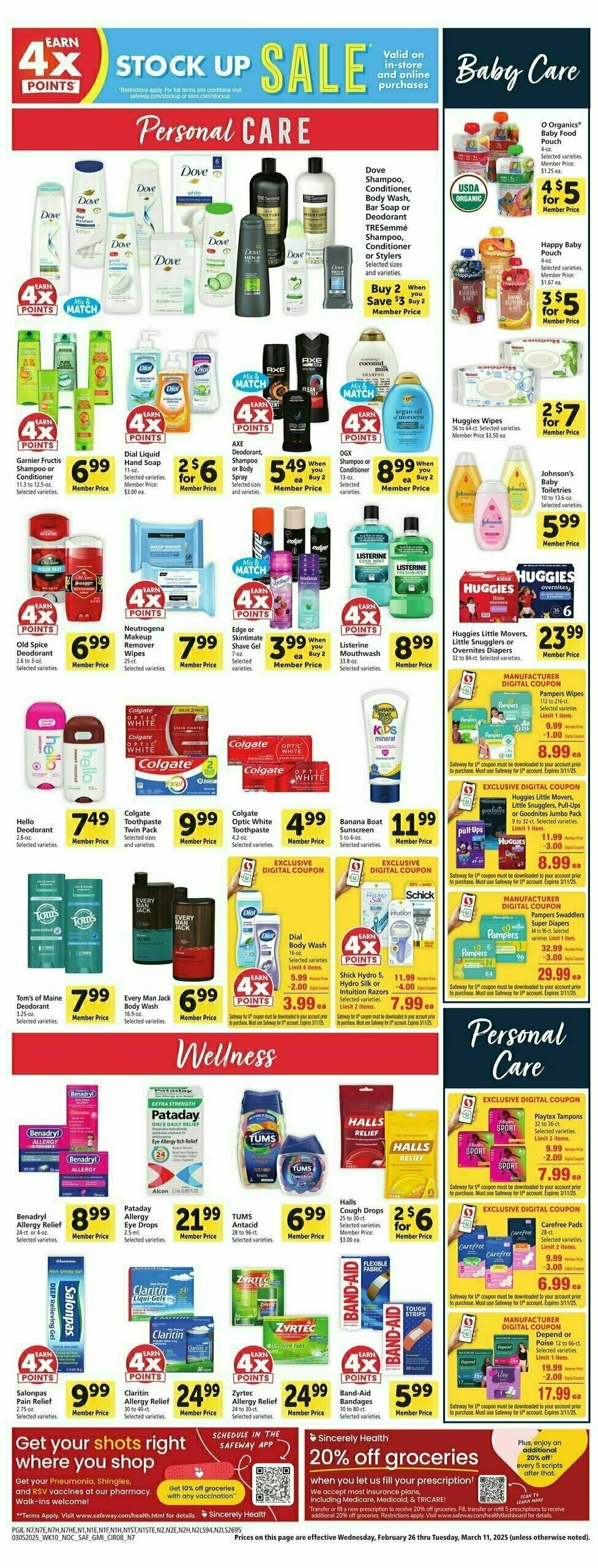 Safeway Weekly Ad from March 5
