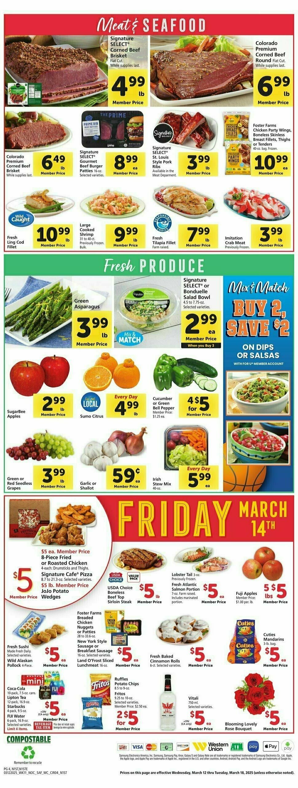 Safeway Weekly Ad from March 12
