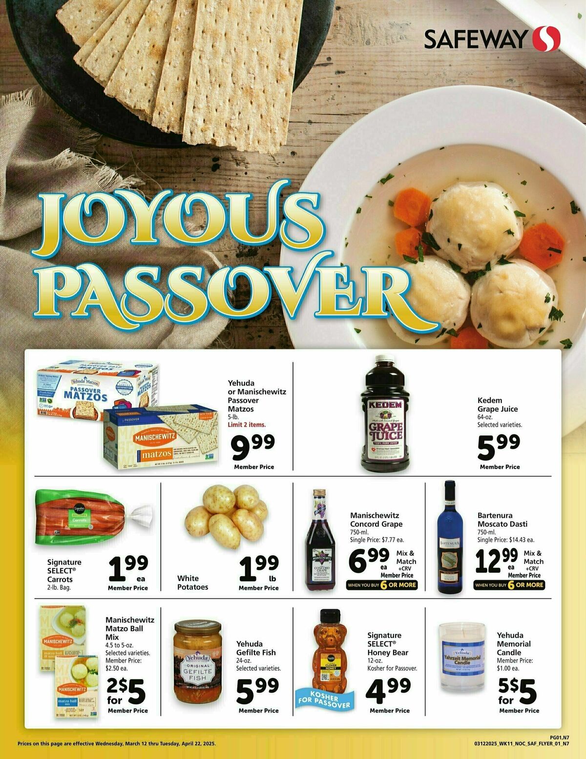 Safeway Specialty Publication Weekly Ad from March 12