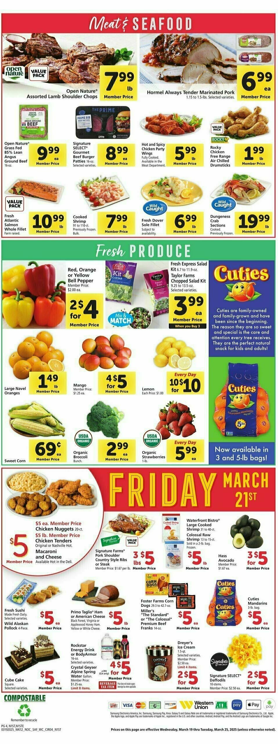 Safeway Weekly Ad from March 19