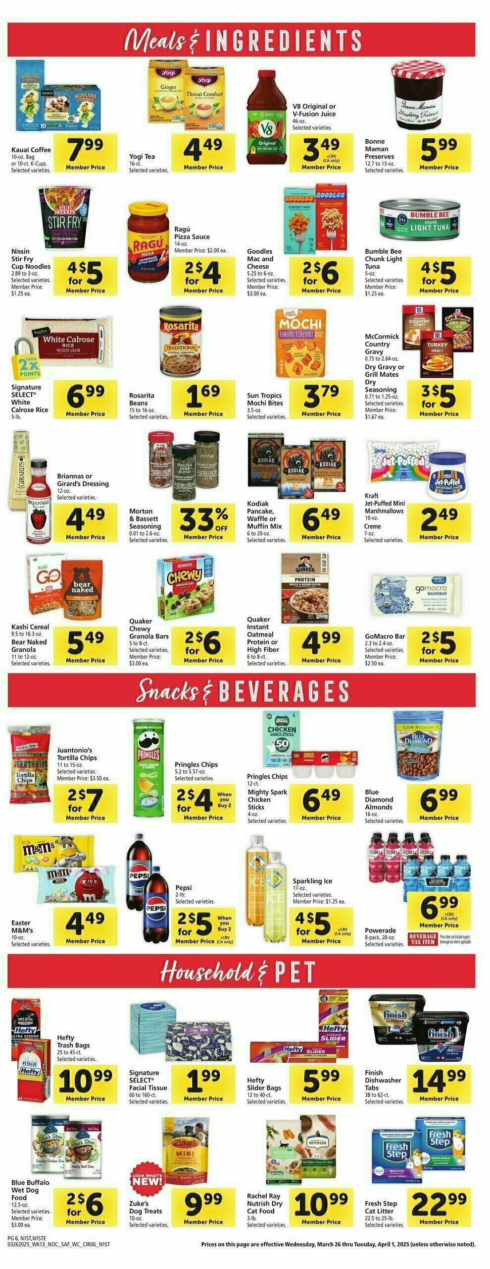 Safeway Weekly Ad from March 26