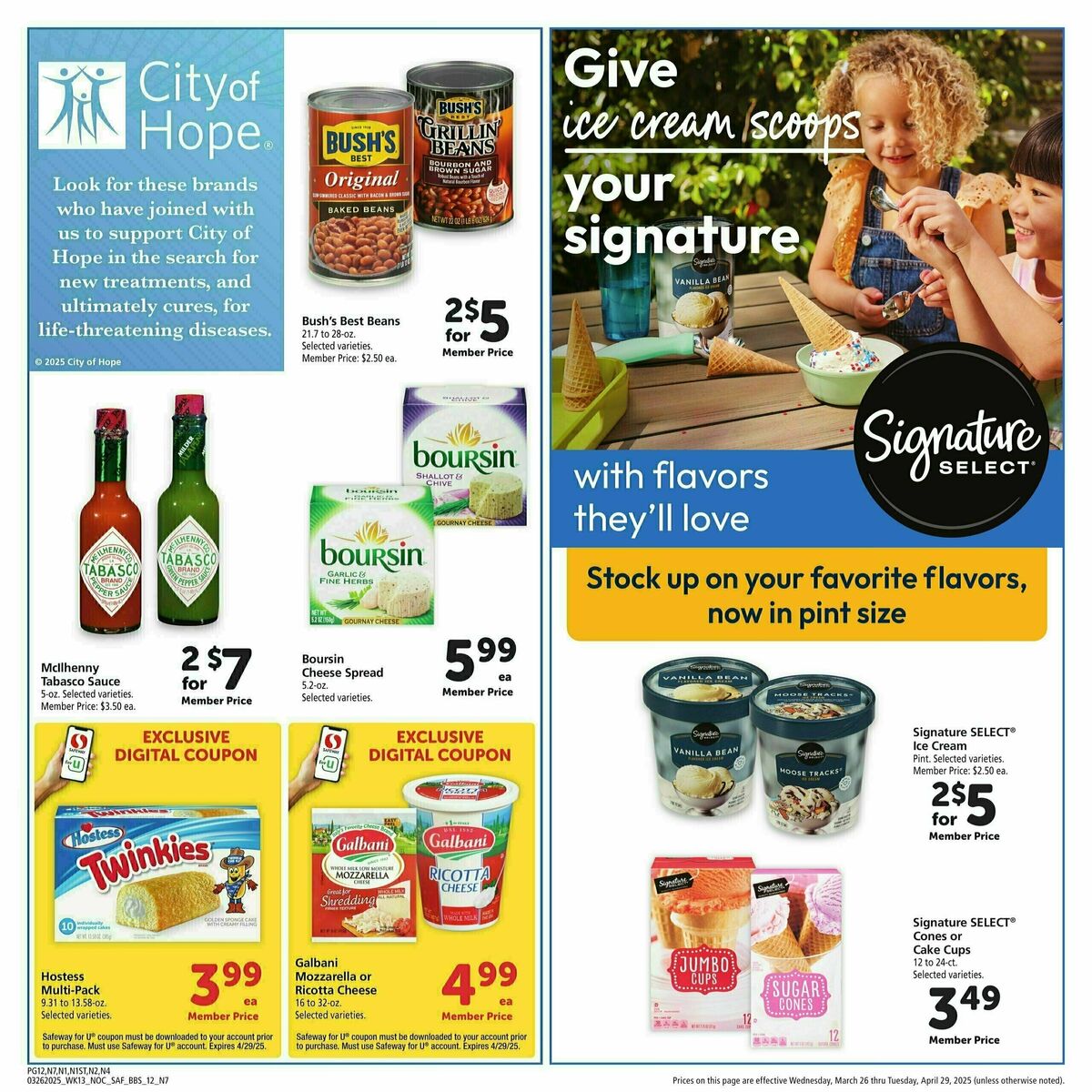Safeway Big Book of Savings Weekly Ad from March 26