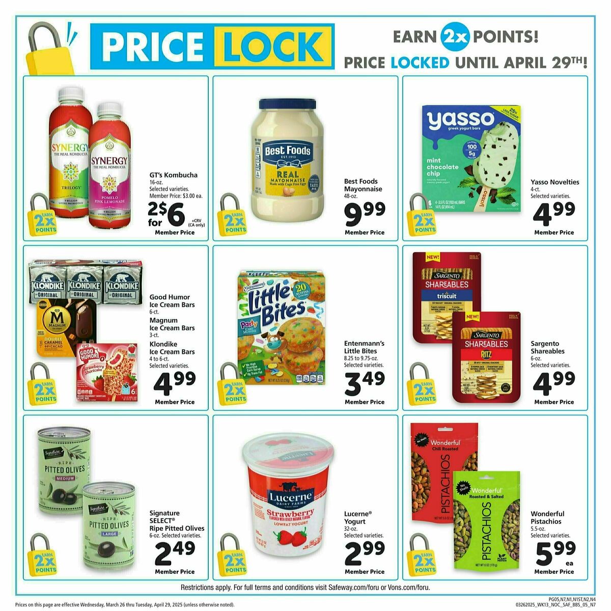 Safeway Big Book of Savings Weekly Ad from March 26
