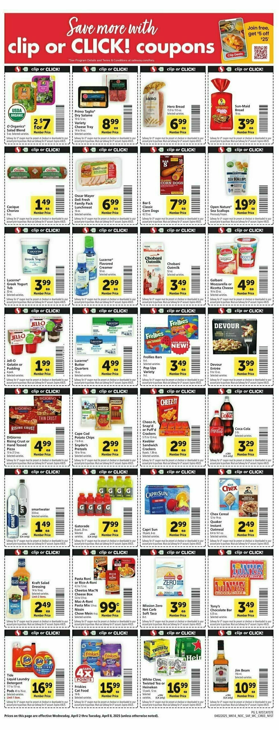 Safeway Weekly Ad from April 2
