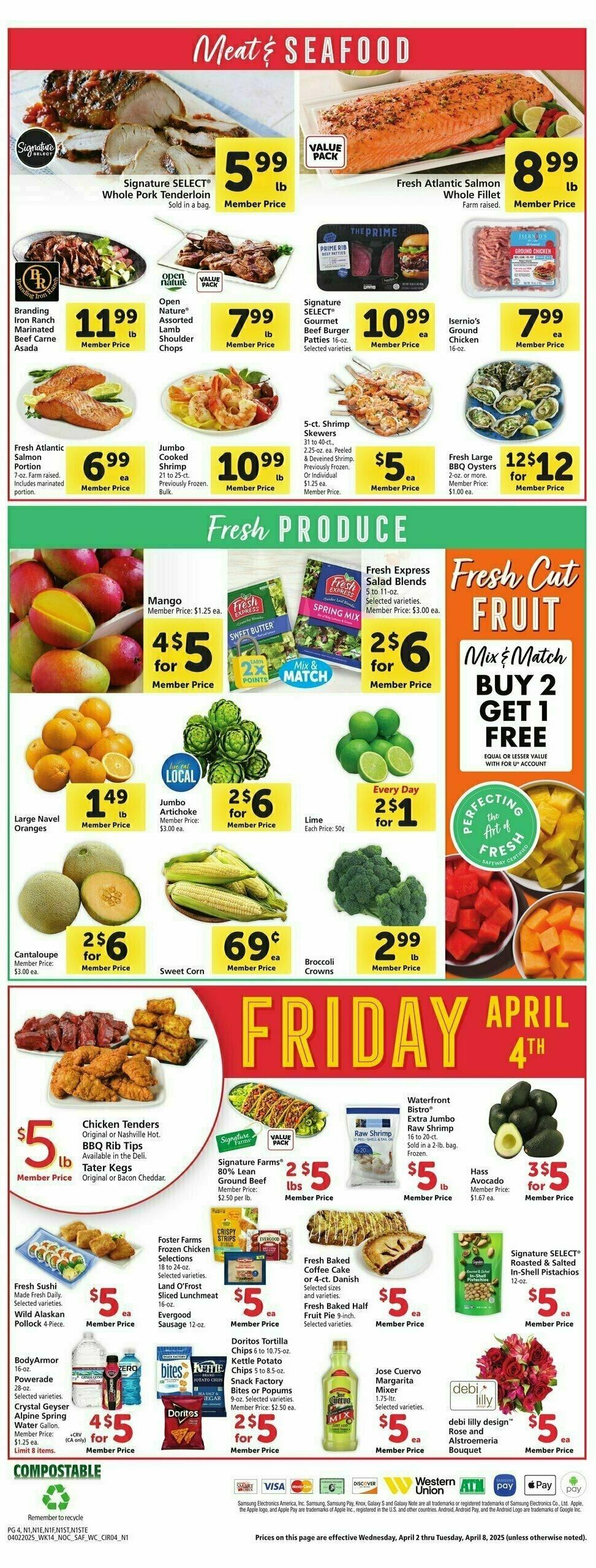 Safeway Weekly Ad from April 2