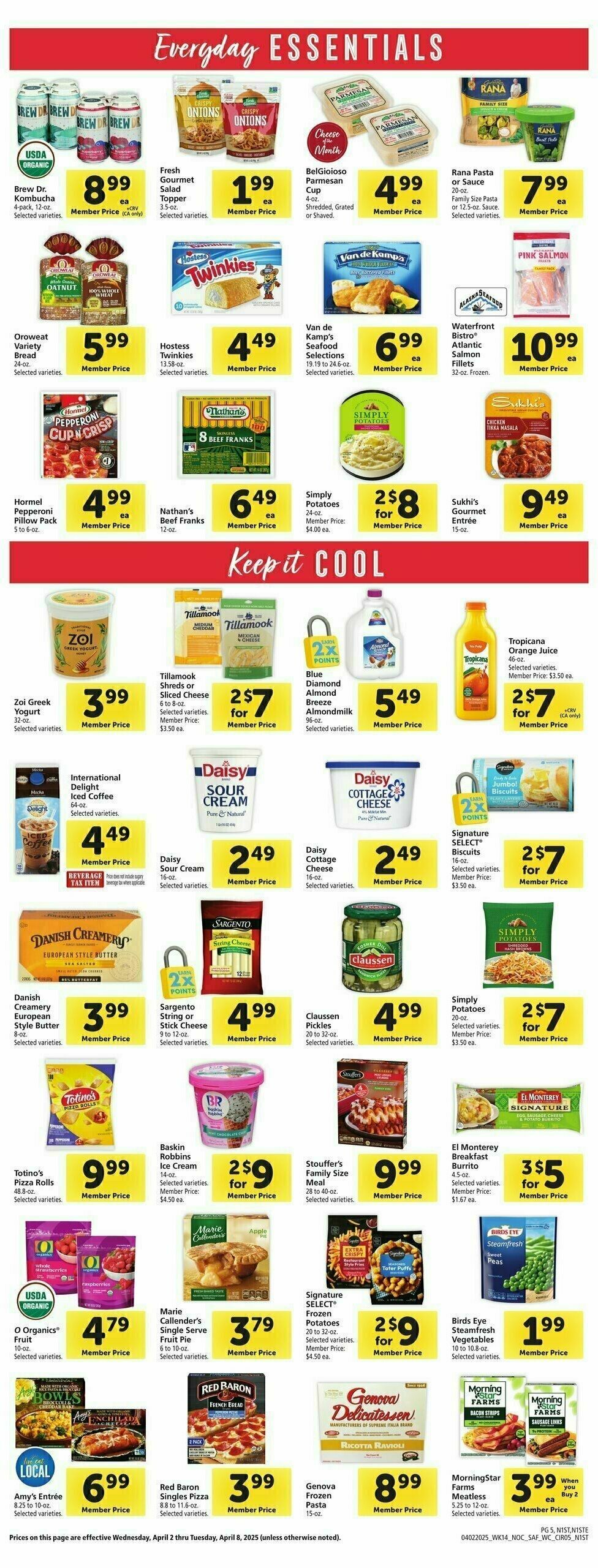 Safeway Weekly Ad from April 2