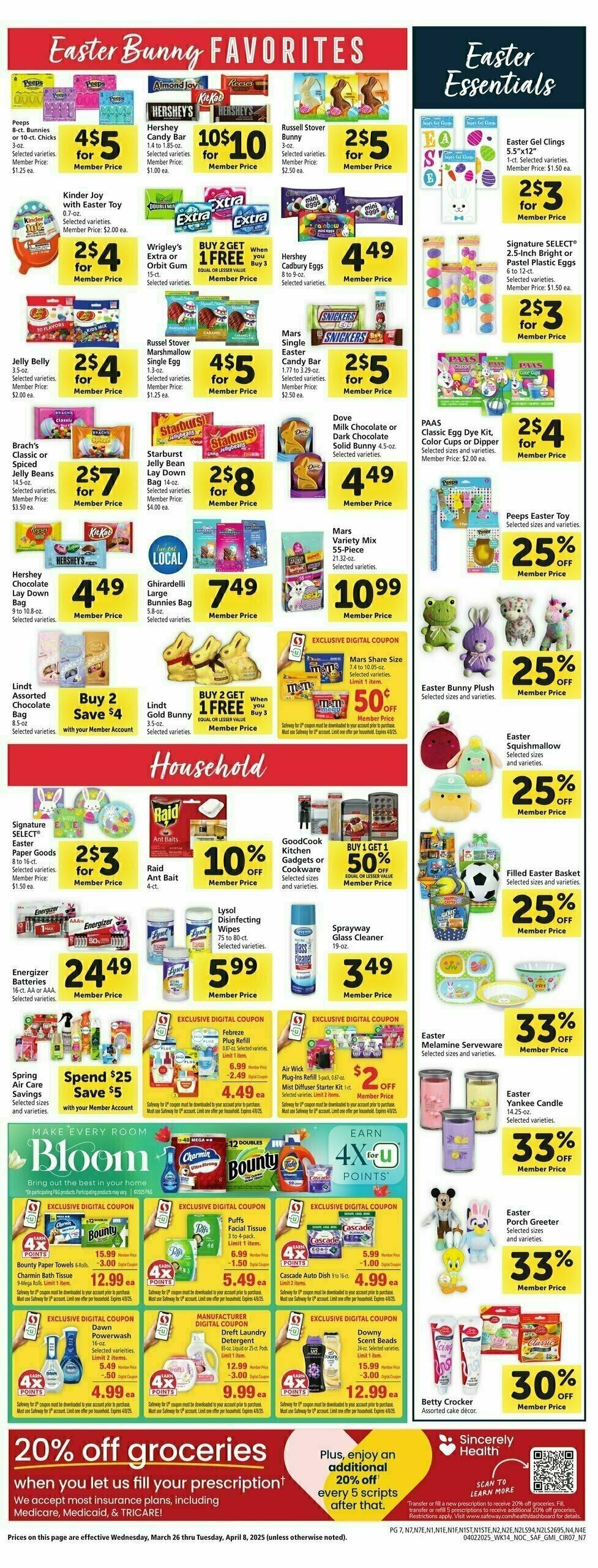 Safeway Weekly Ad from April 2