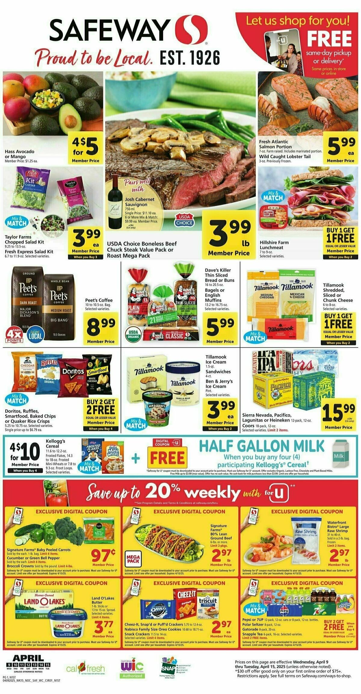 Safeway Weekly Ad from April 9