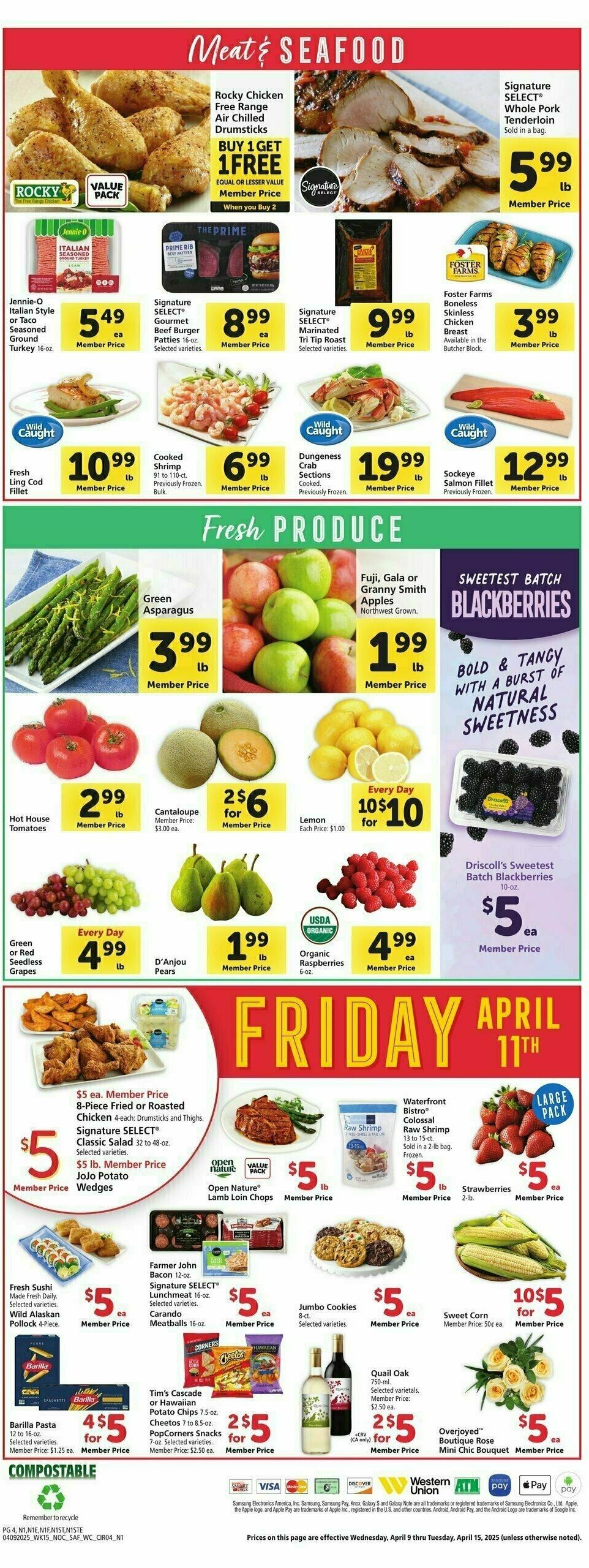 Safeway Weekly Ad from April 9
