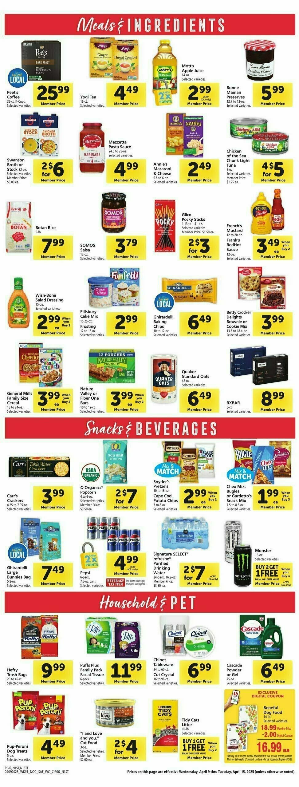 Safeway Weekly Ad from April 9