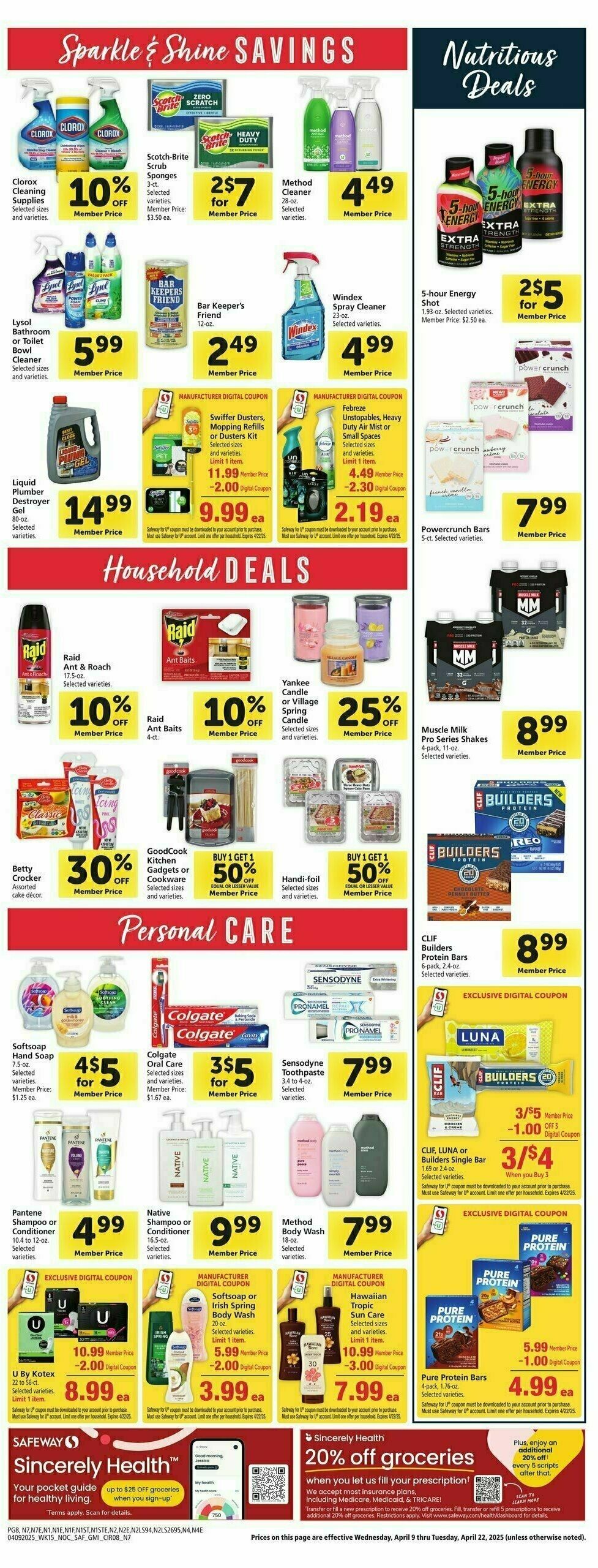 Safeway Weekly Ad from April 9