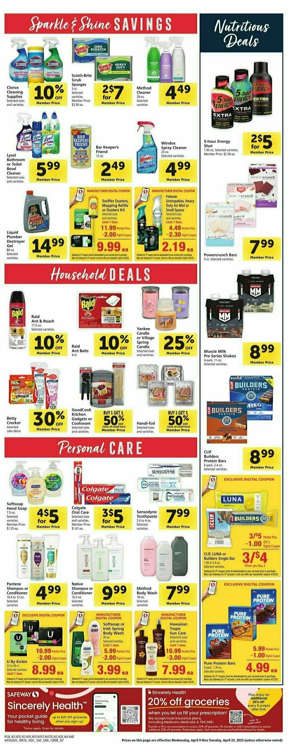 Safeway Weekly Ad from April 16