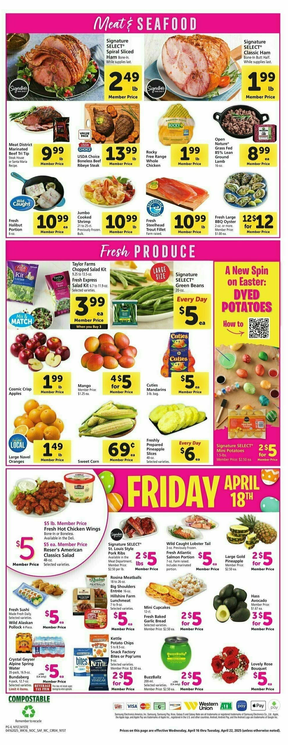 Safeway Weekly Ad from April 16