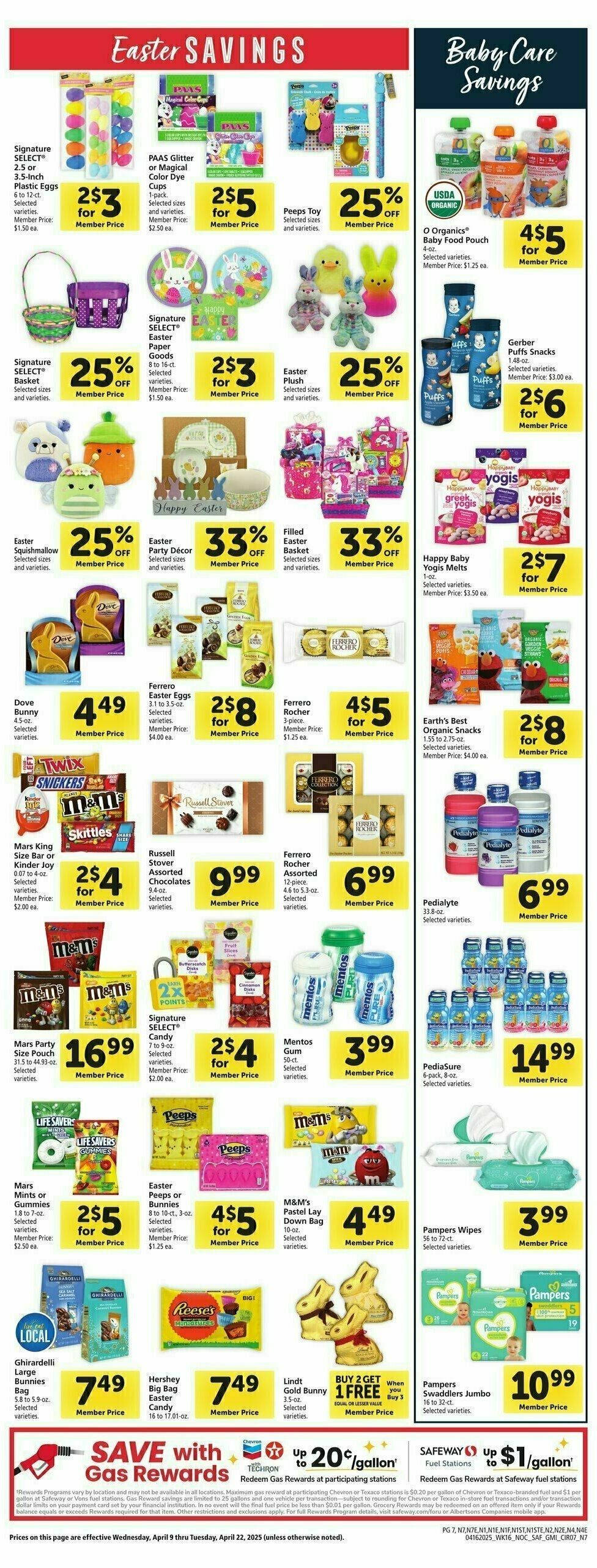 Safeway Weekly Ad from April 16