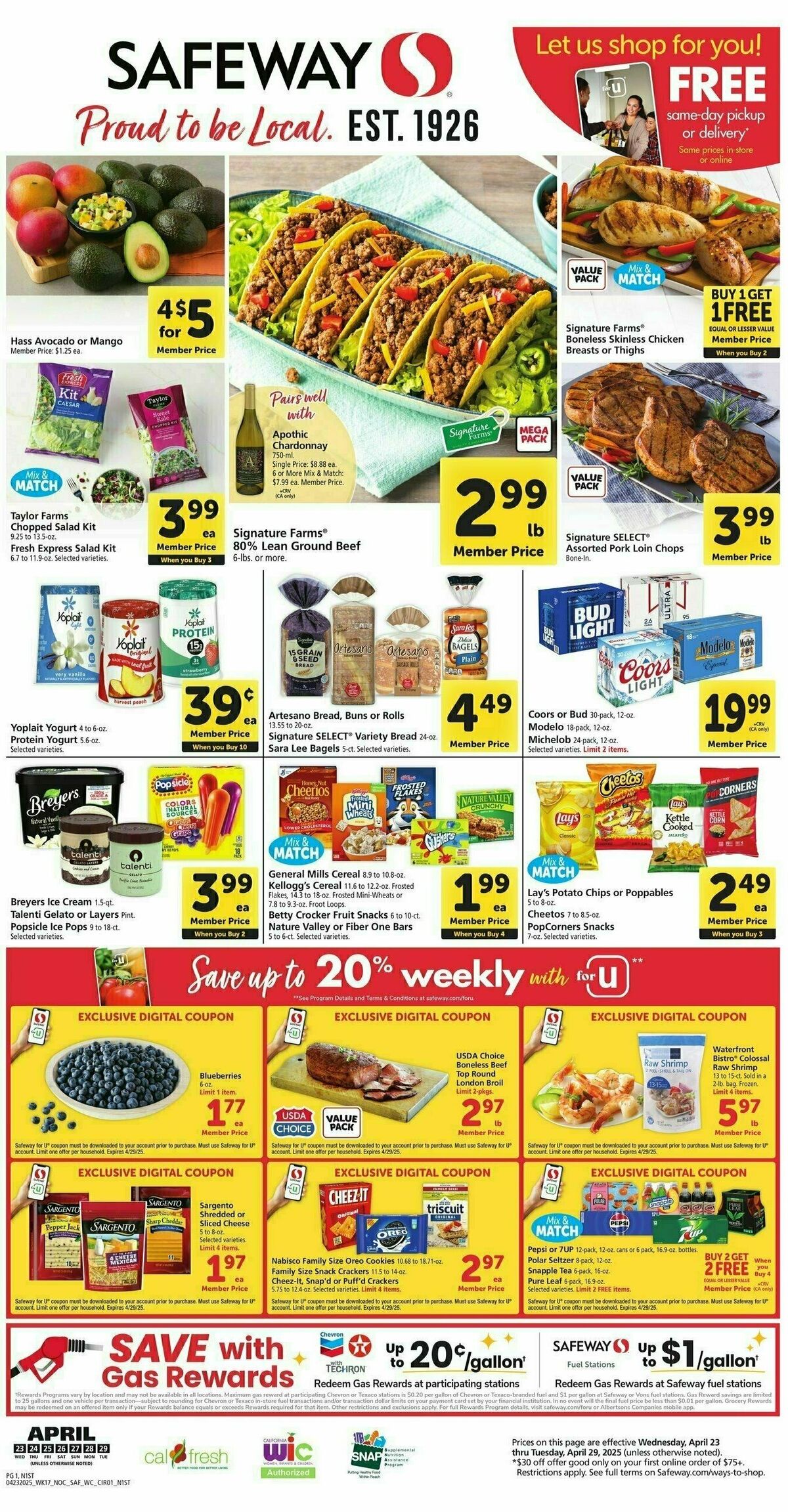 Safeway Weekly Ad from April 23