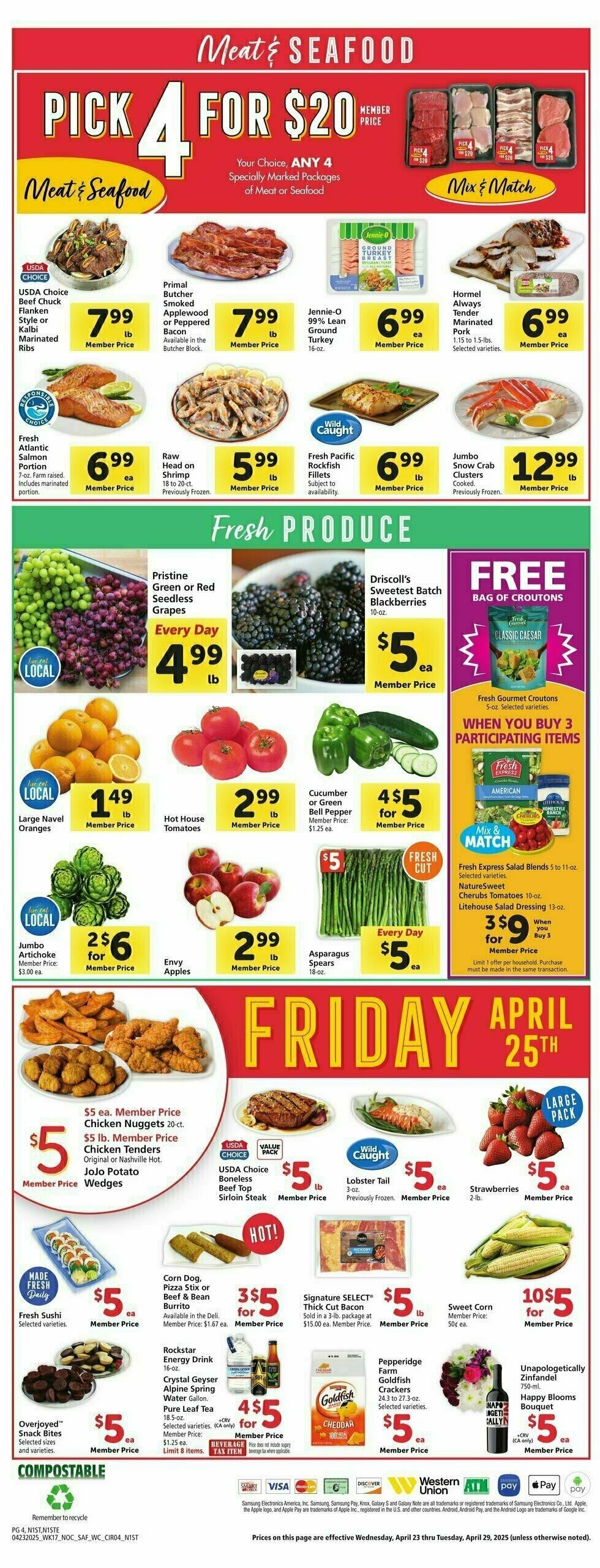 Safeway Weekly Ad from April 23