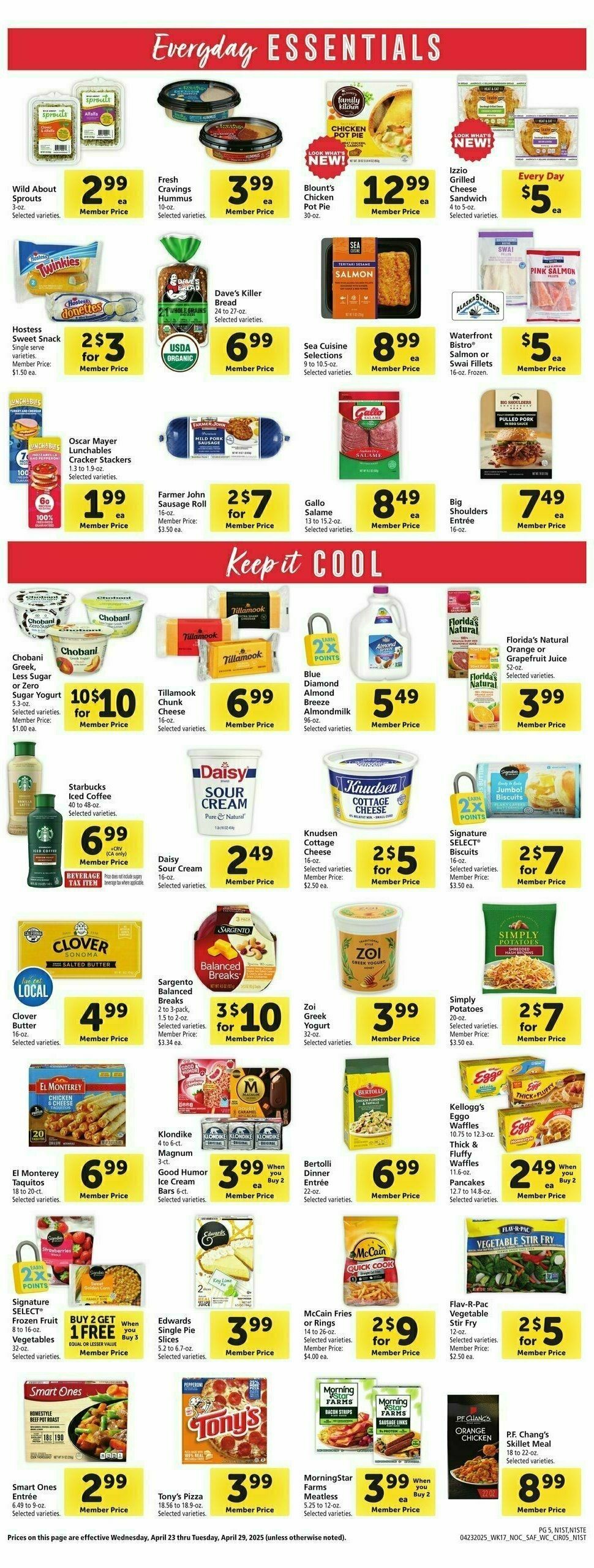 Safeway Weekly Ad from April 23