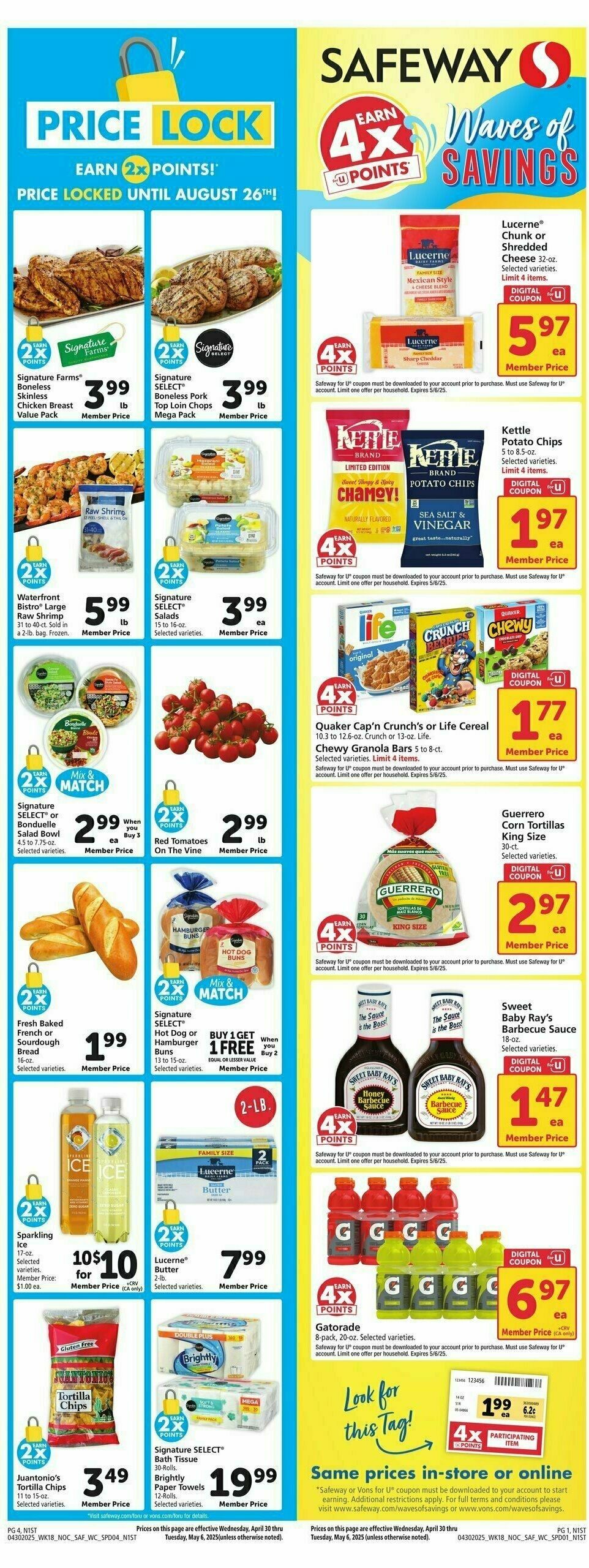 Safeway Weekly Ad from April 30