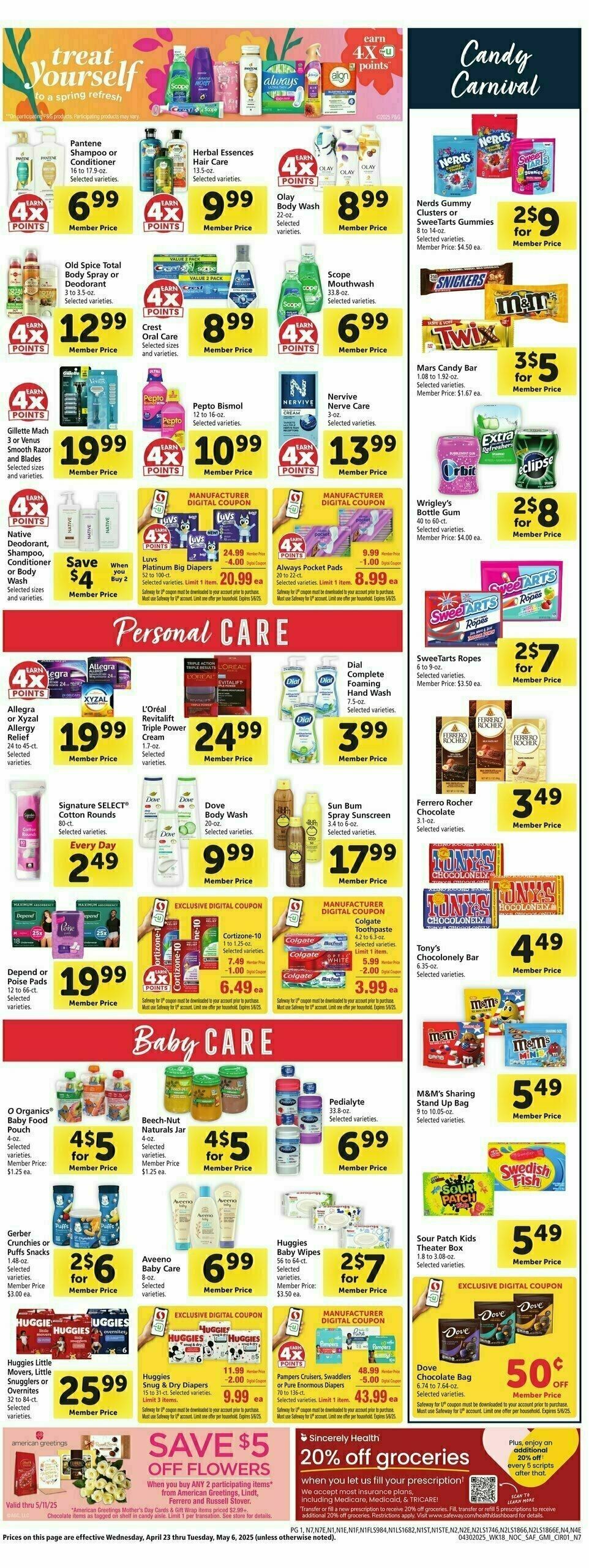 Safeway Weekly Ad from April 30