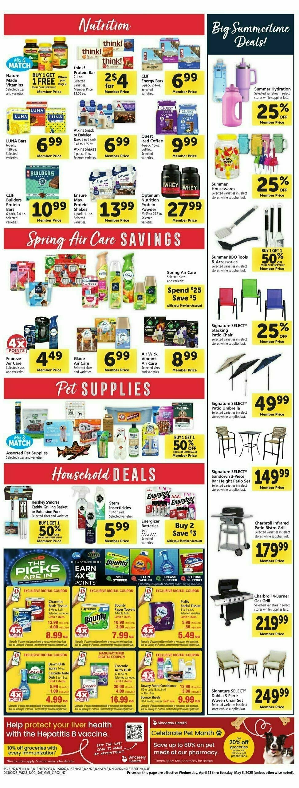 Safeway Weekly Ad from April 30