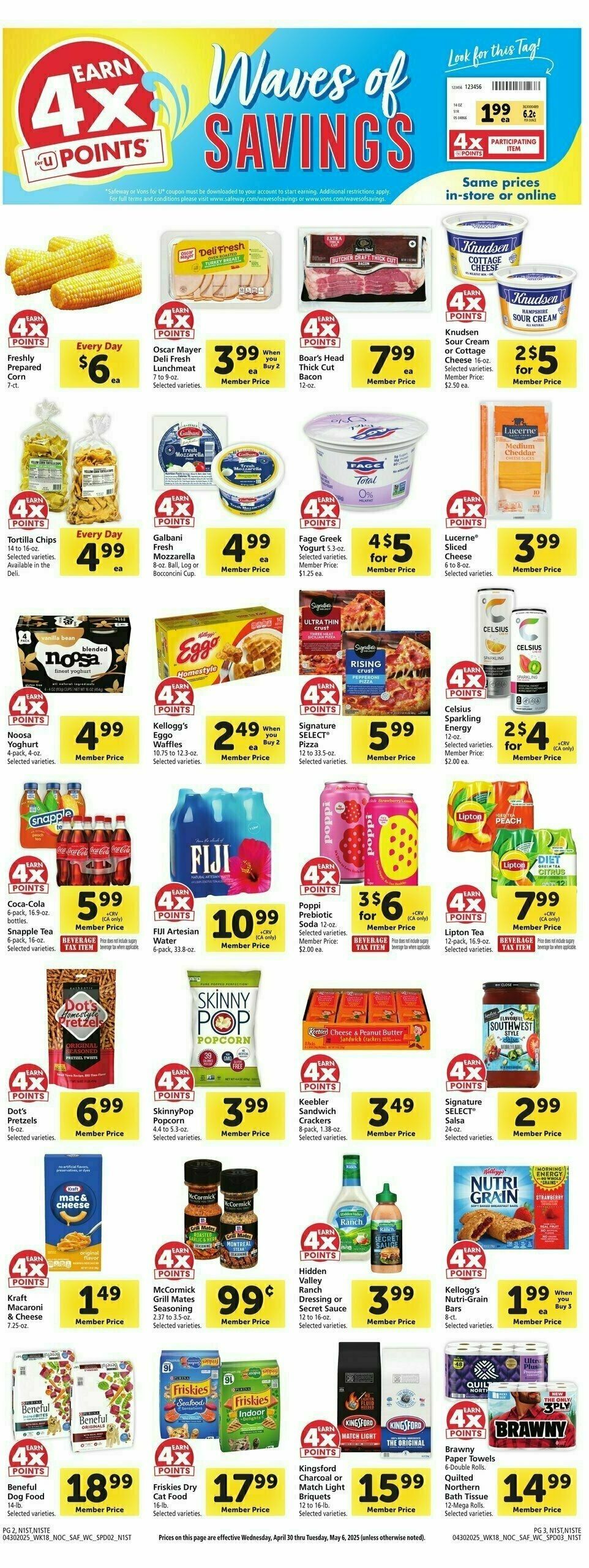 Safeway Weekly Ad from April 30