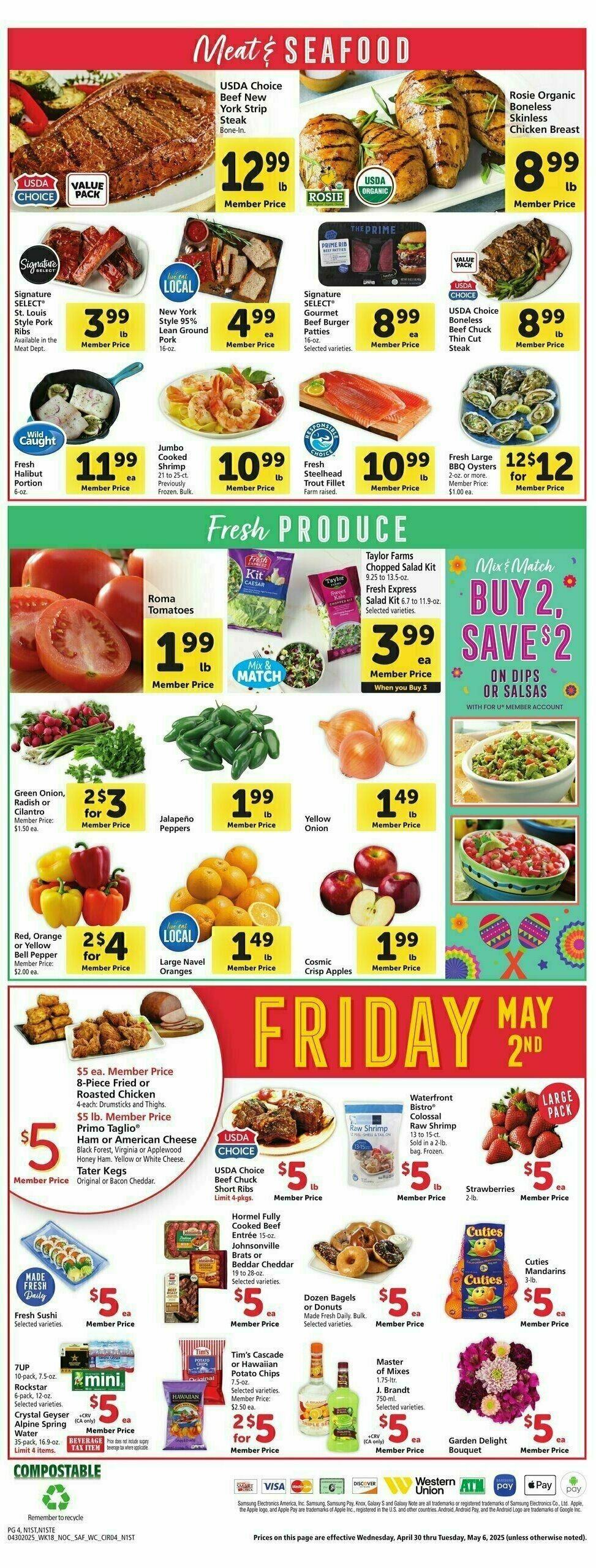 Safeway Weekly Ad from April 30