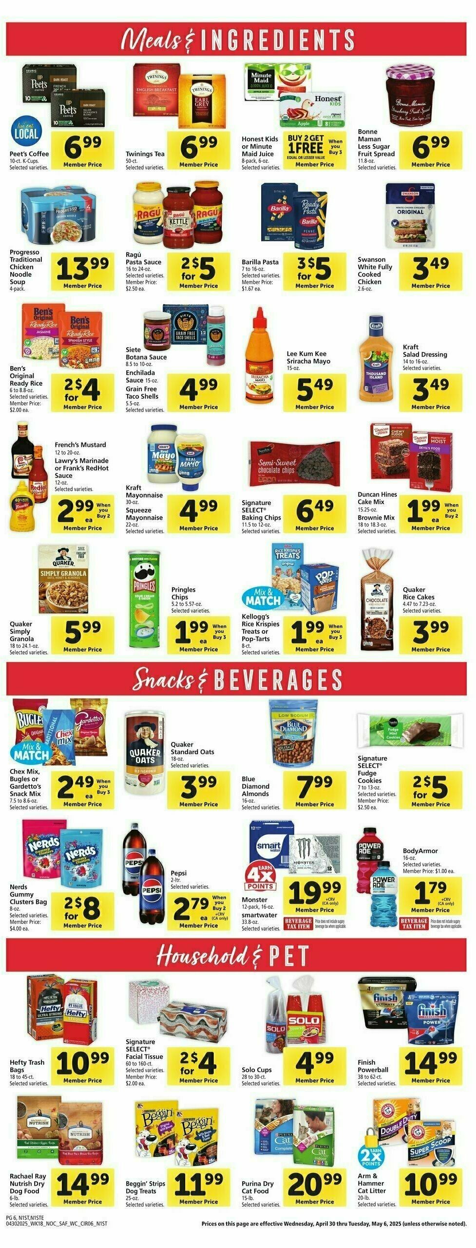 Safeway Weekly Ad from April 30