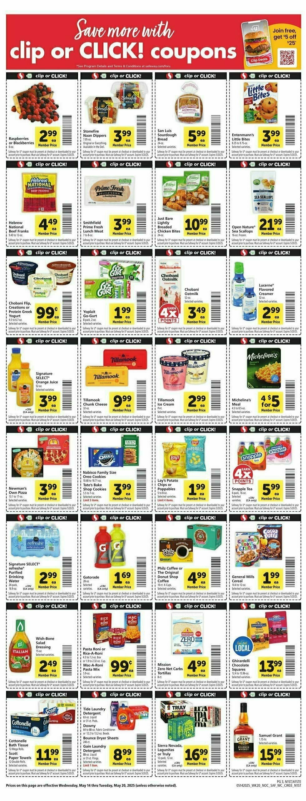 Safeway Weekly Ad from May 14