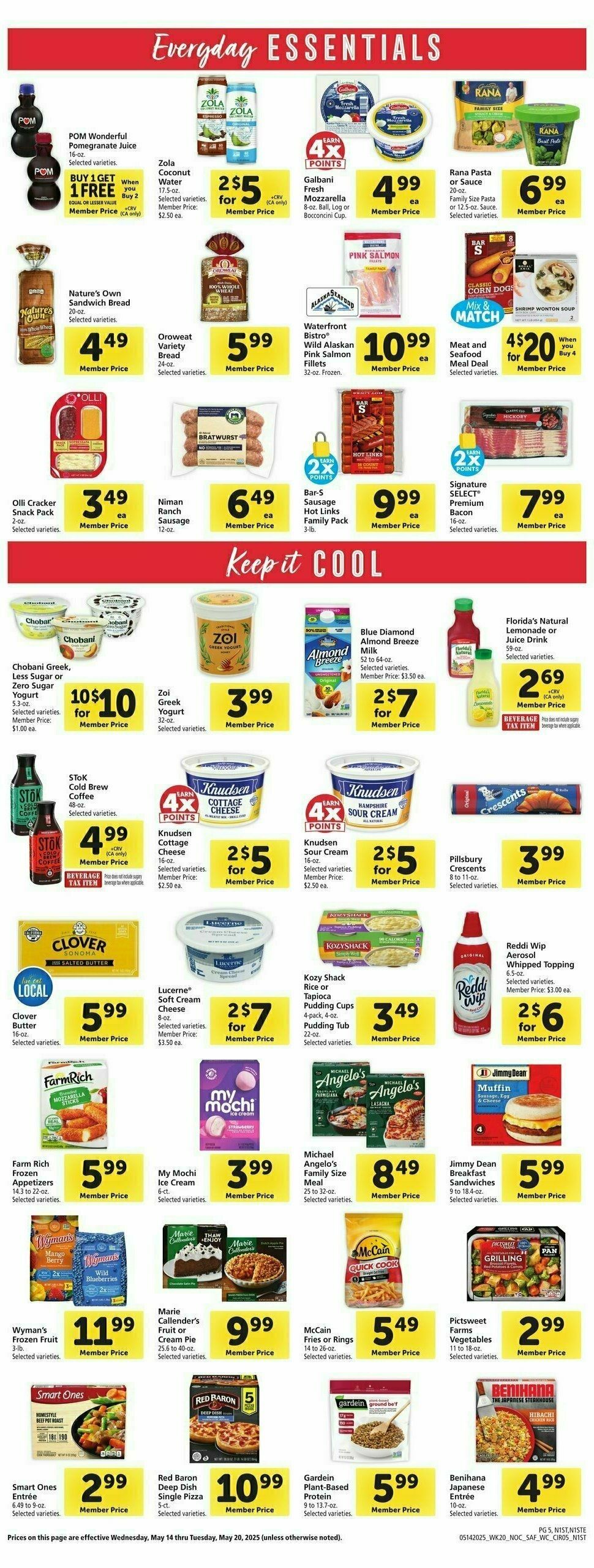 Safeway Weekly Ad from May 14