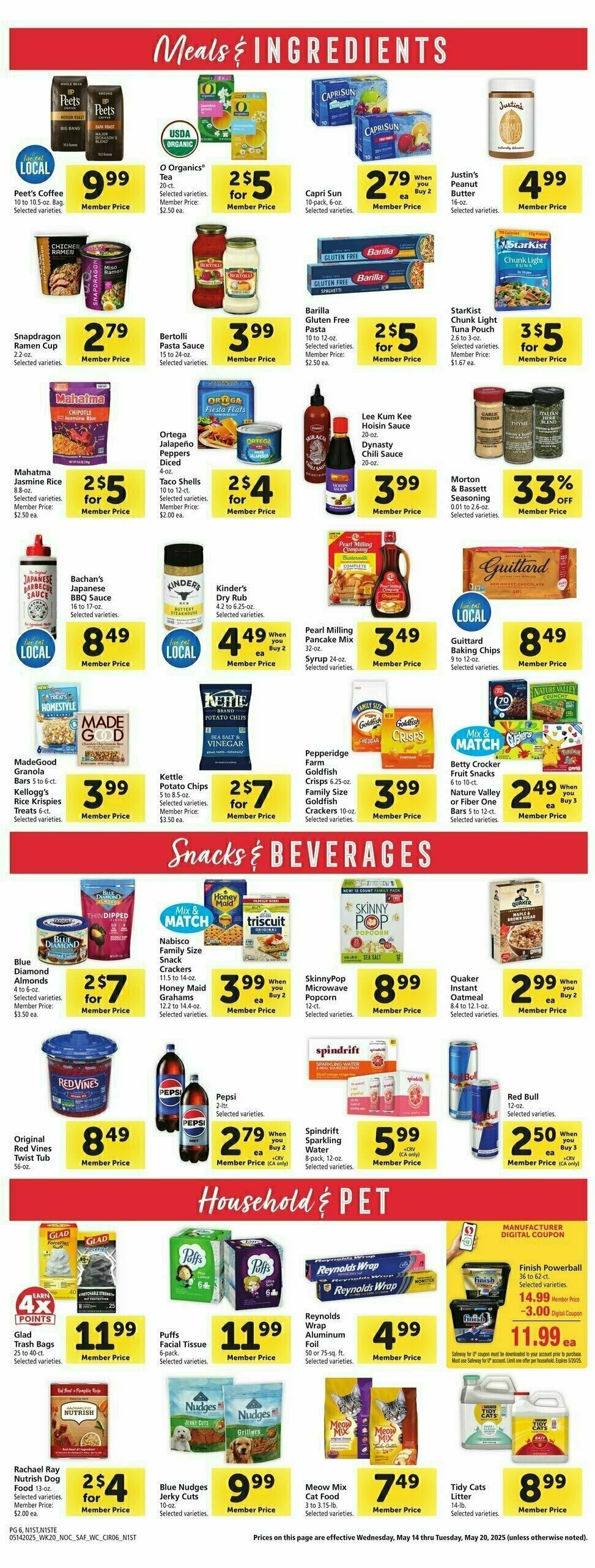 Safeway Weekly Ad from May 14