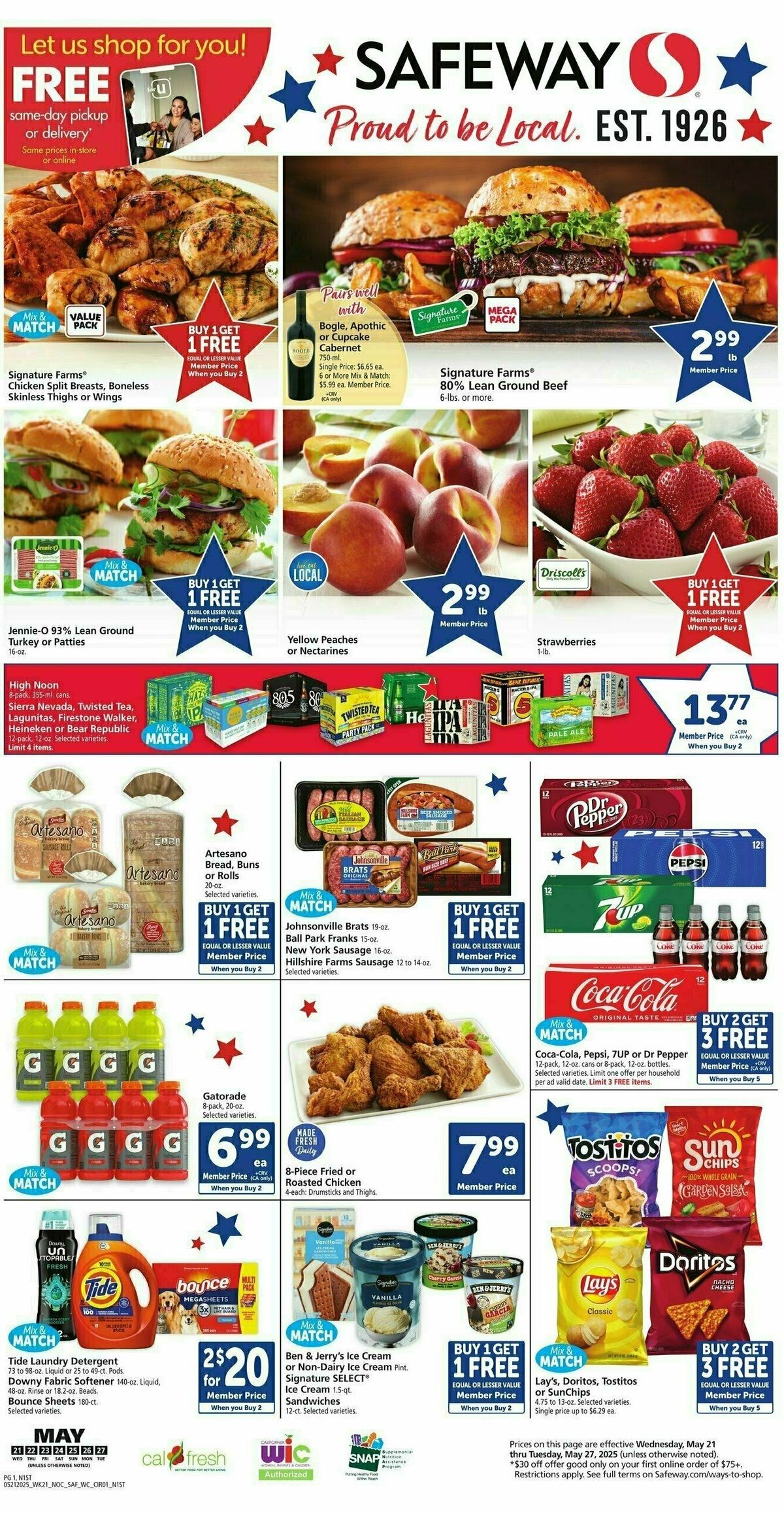 Safeway Weekly Ad from May 21