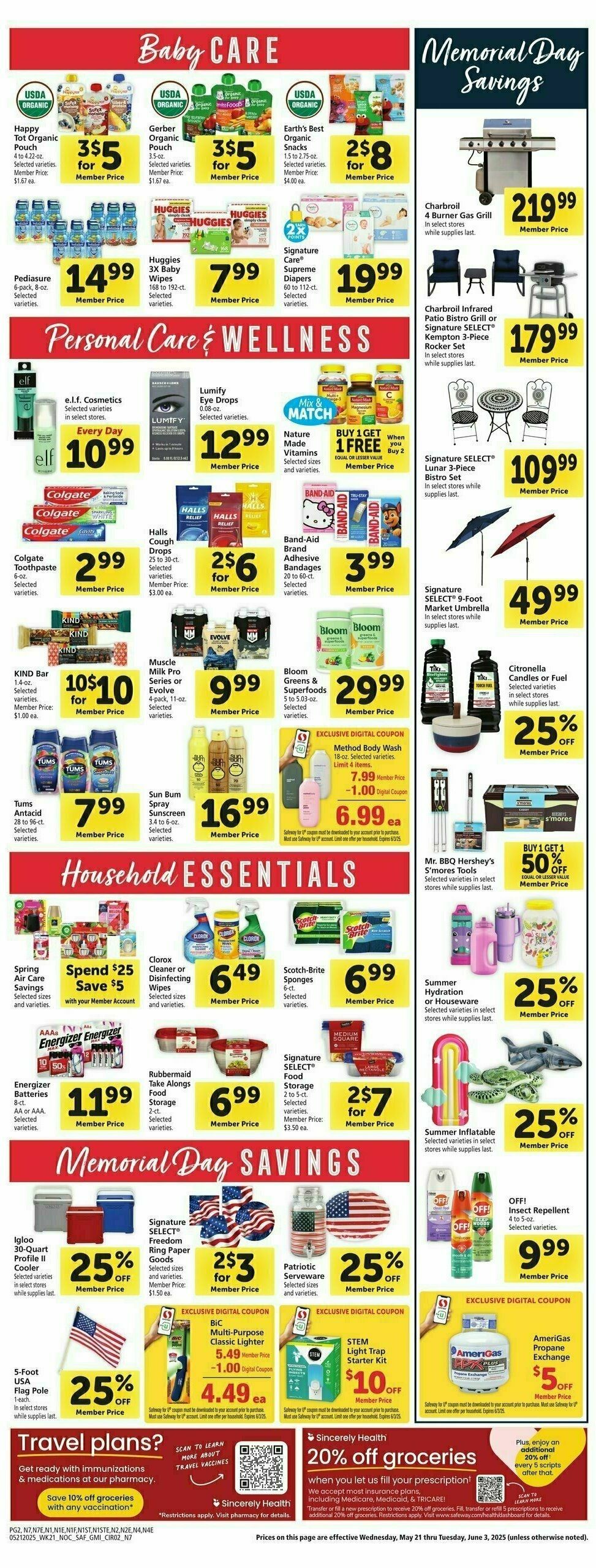 Safeway Weekly Ad from May 21