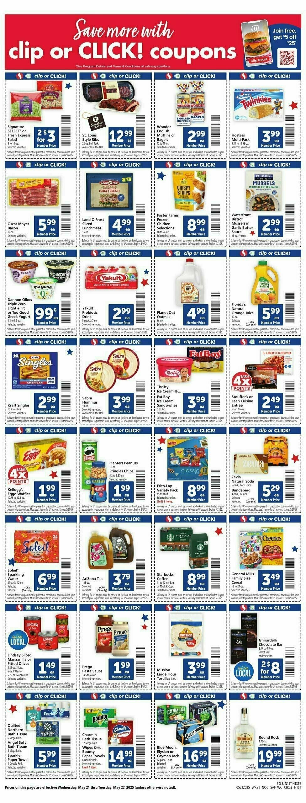 Safeway Weekly Ad from May 21