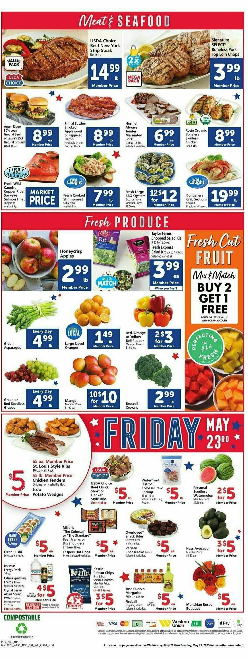 Safeway Weekly Ad from May 21