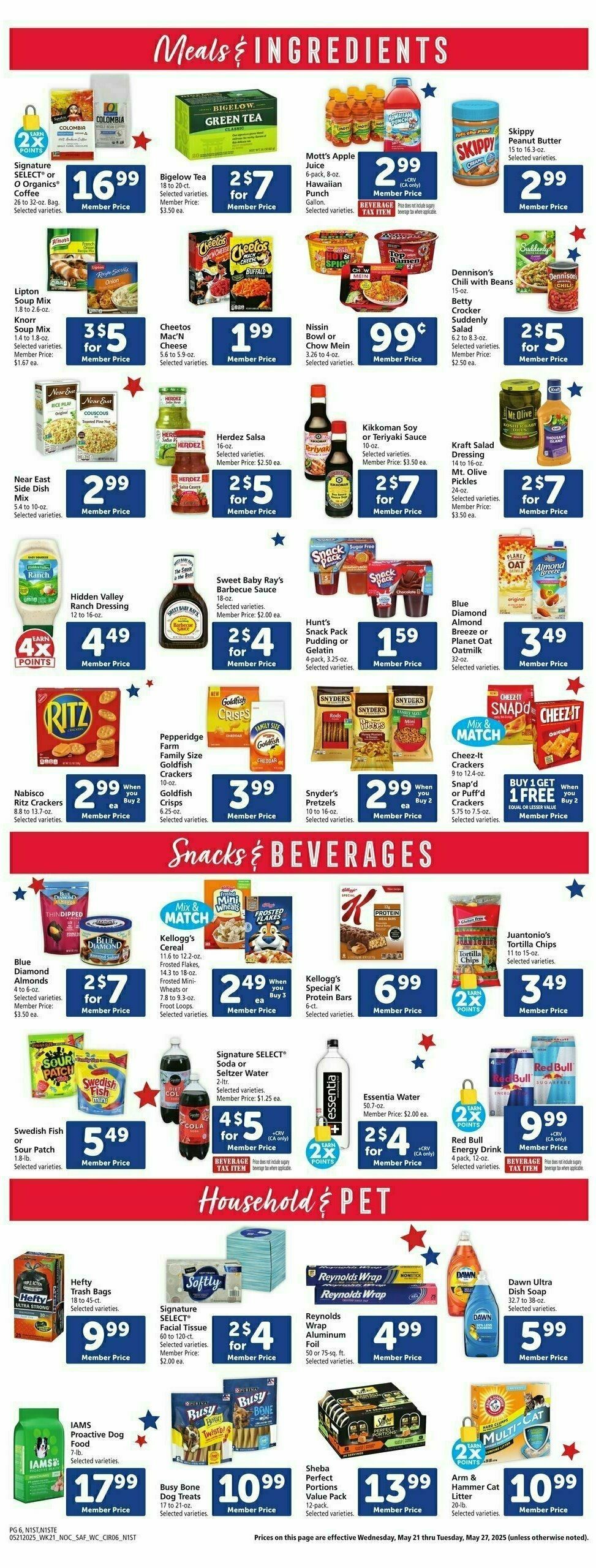 Safeway Weekly Ad from May 21