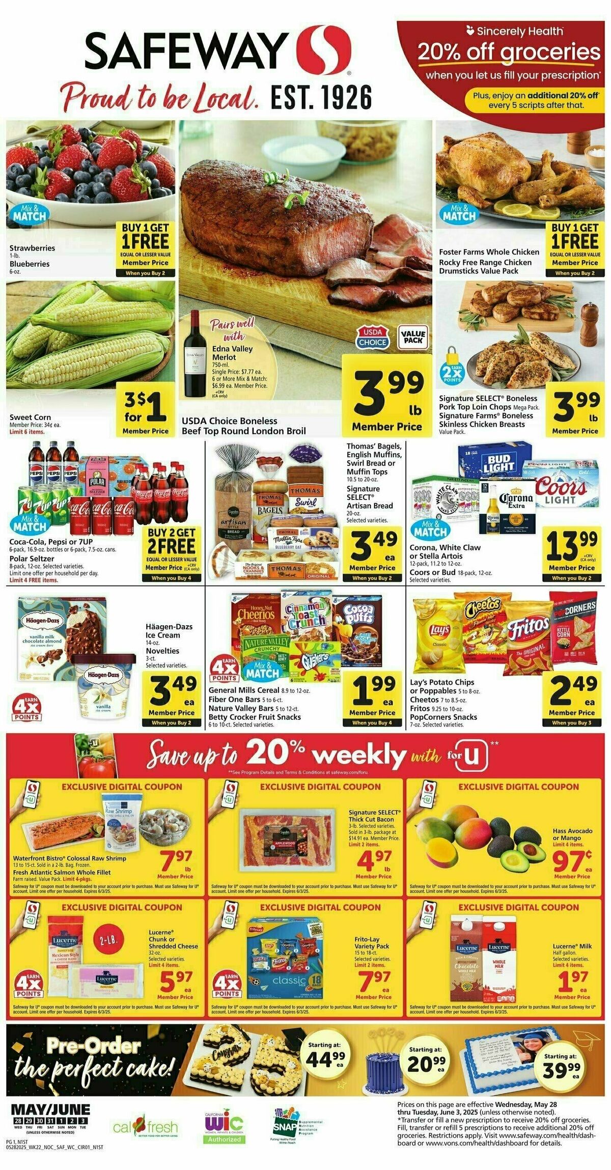 Safeway Weekly Ad from May 28