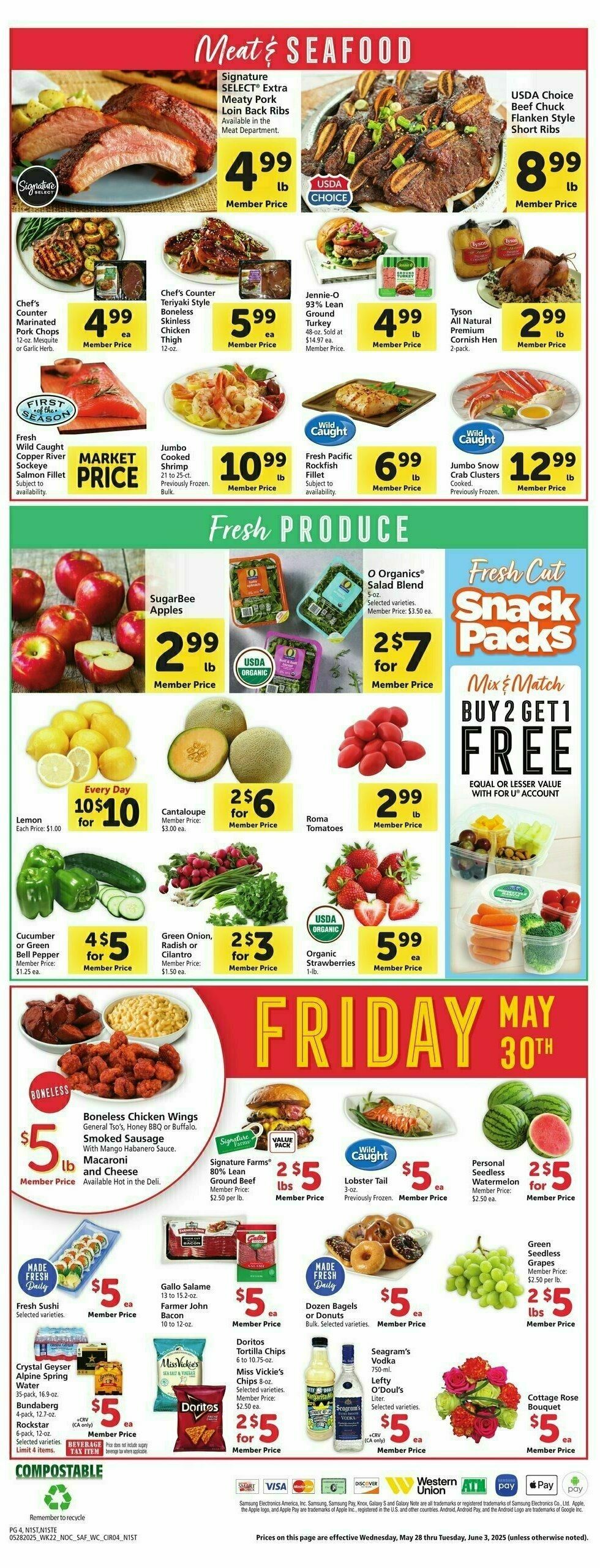 Safeway Weekly Ad from May 28