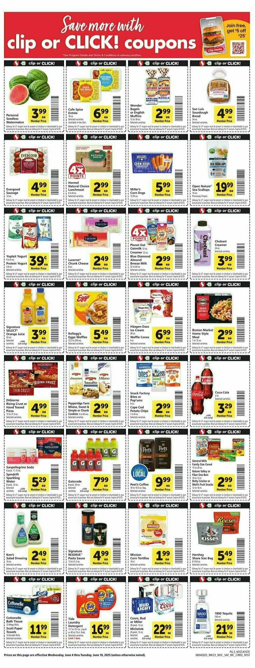 Safeway Weekly Ad from June 4