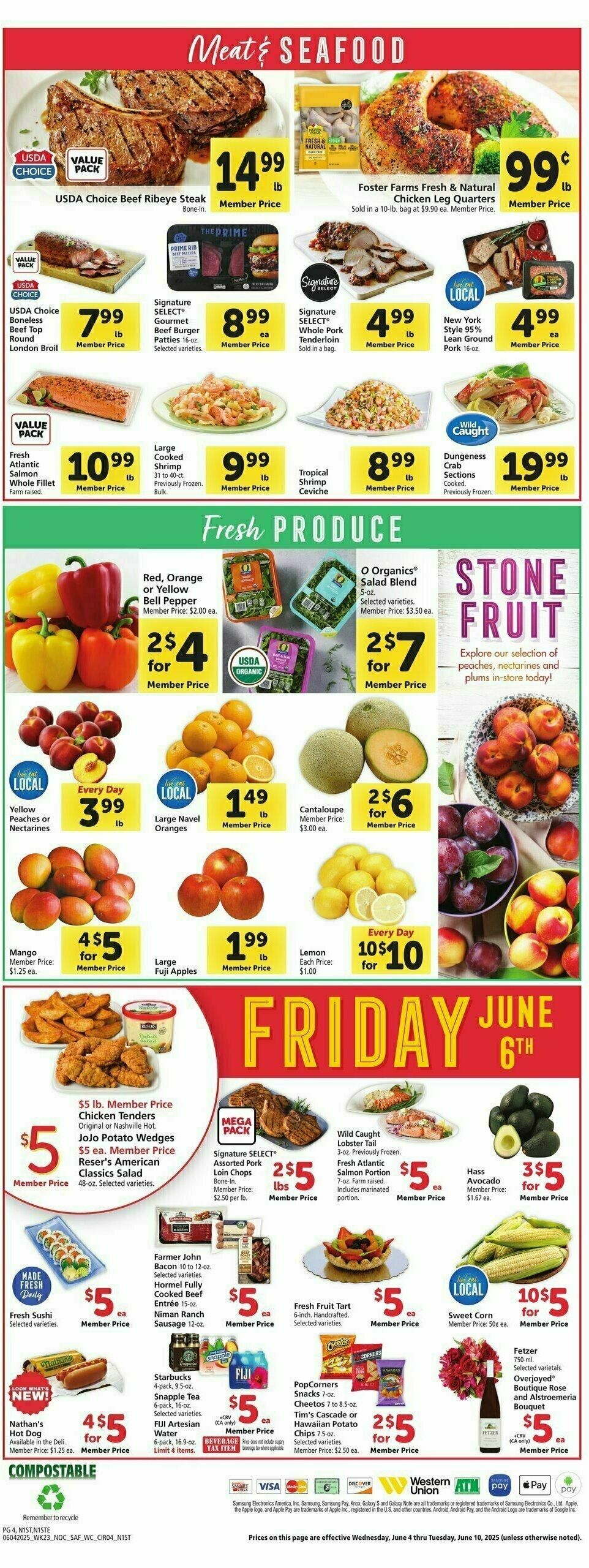 Safeway Weekly Ad from June 4