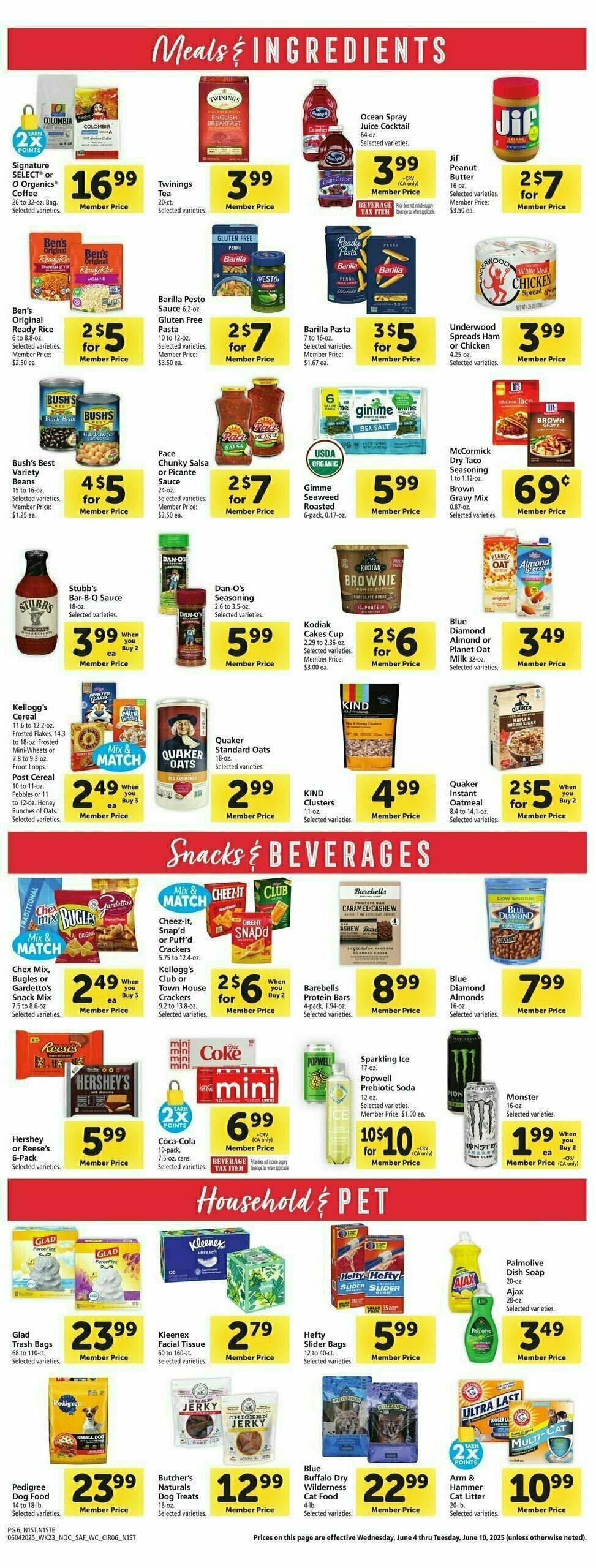 Safeway Weekly Ad from June 4