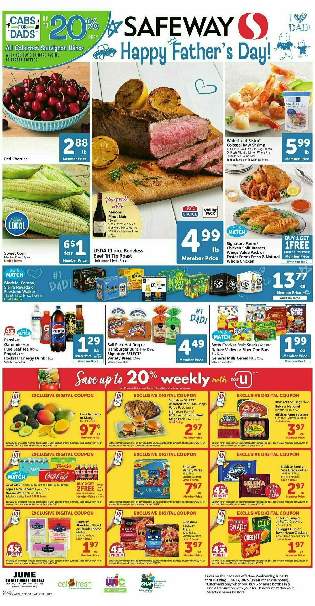Safeway Weekly Ad from June 11