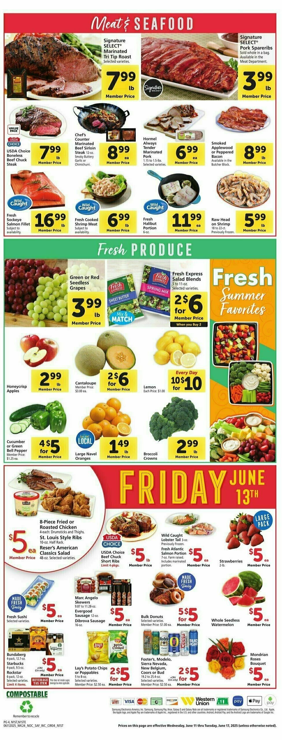 Safeway Weekly Ad from June 11